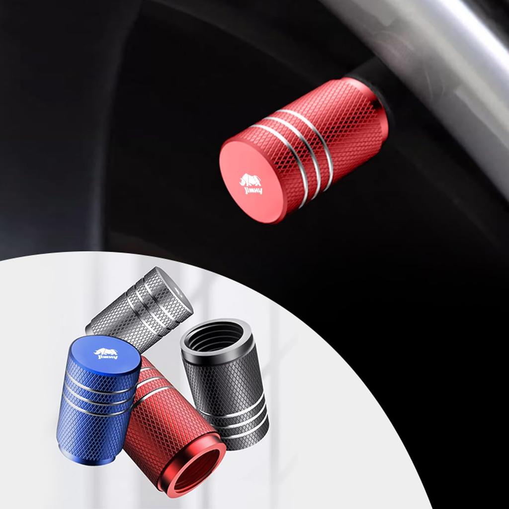 Air Valve Caps with Sealing Perfect for the new Stylish custom exterior tire valve lightweight aluminum high corrosion Car accessories of [Jimny