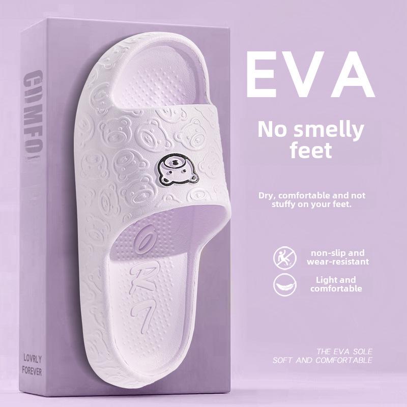 Papuci de femei cu fundul moale nou stil pentru utilizare în interior de vară, sandale antiderapante atât pentru bărbați, cât și pentru femei