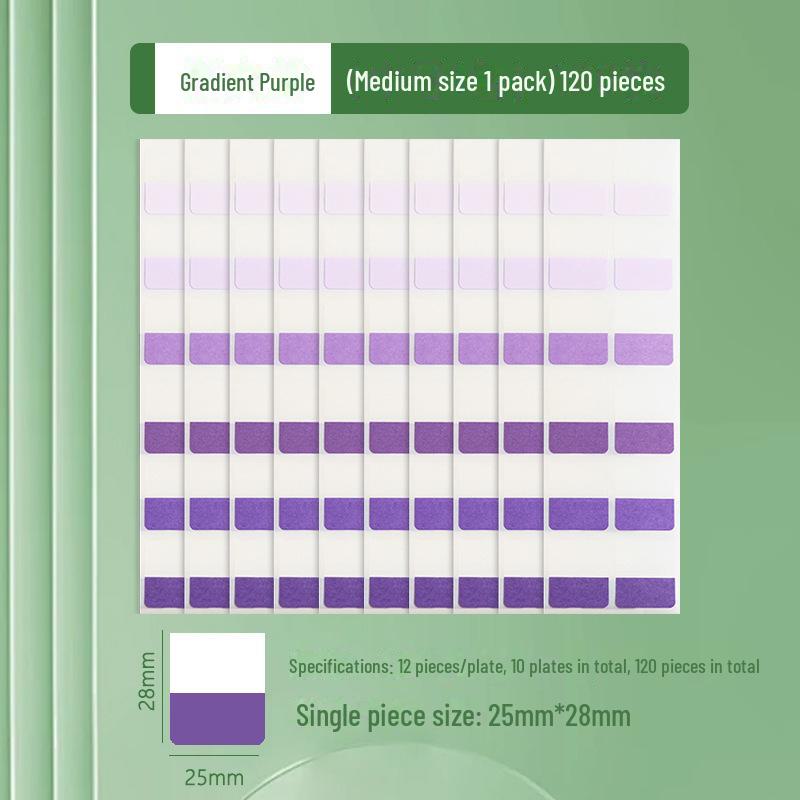 Custom Morandi Index Label Sticky Notes – Fluorescent Bookmarks for Students