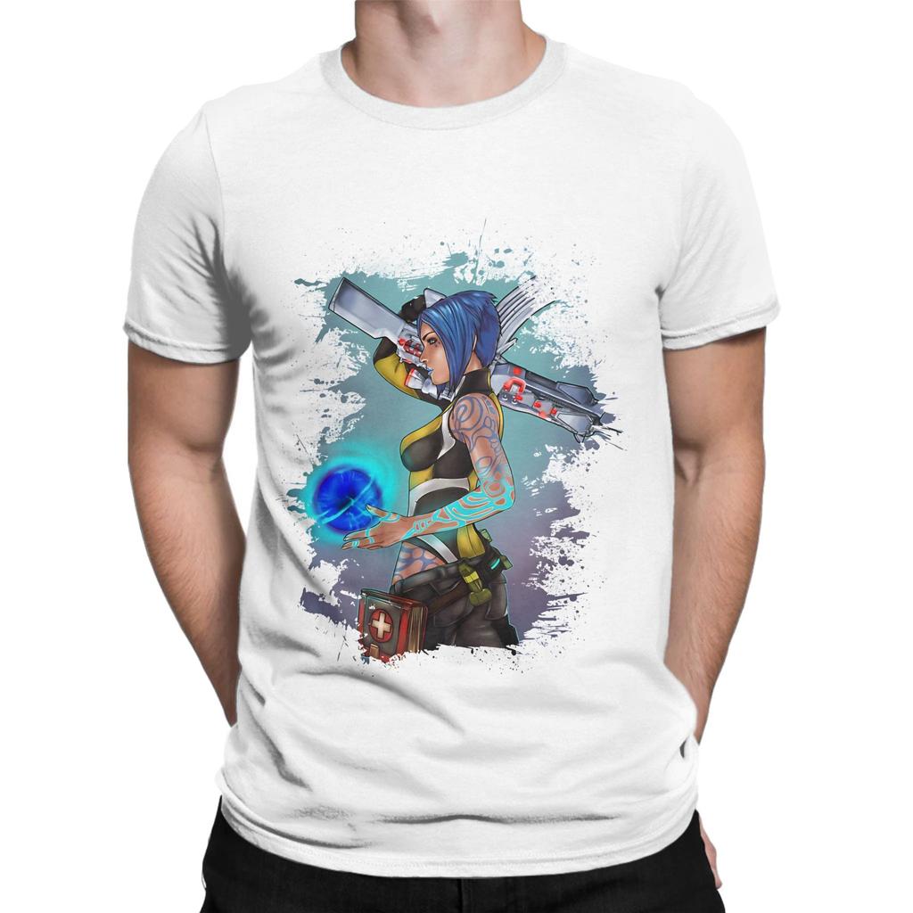 bBorderlands the Siren Splatter Tee Graphic 100 Cotton TShirt bBorderlands Tops Tees For Unisex