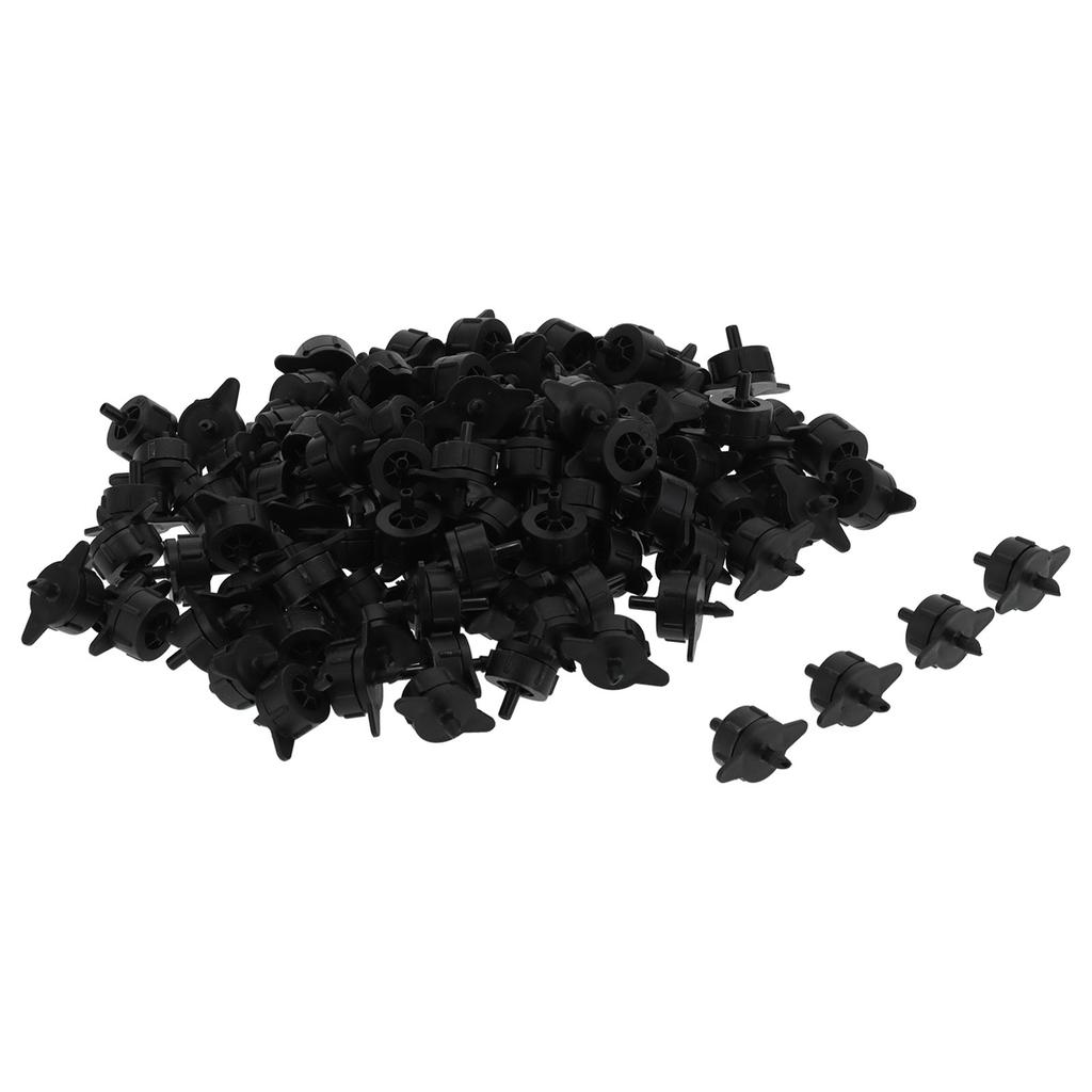 100Pcs 4L Pressure Compensating Drip Emitters Detachable Irrigation Dripper Nozzle for 4/7 Hose