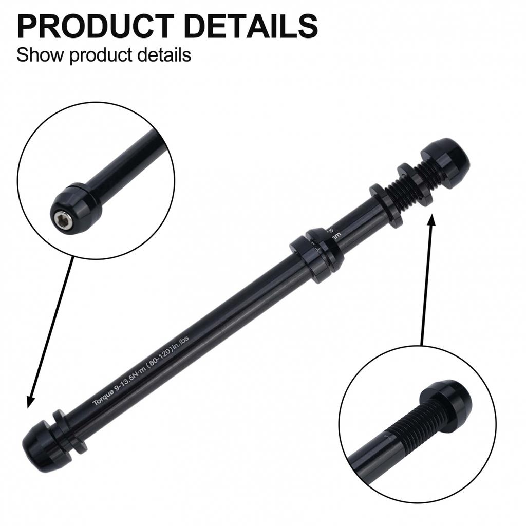 Bike Trainer Thru Axle Skewer for Indoor Cycling Reliable and Adjustable