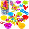 Jeu Montessori Dinosaures: Apprendre Les Couleurs Et Compter Avec Pinces Et Coupelles (KP8894)