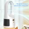 Bladeless Desk Fan, Portable Quiet Cooling Fan, Low Noise Energy-Efficient Personal Circulator Fan with Digital Display for Home & Office Use