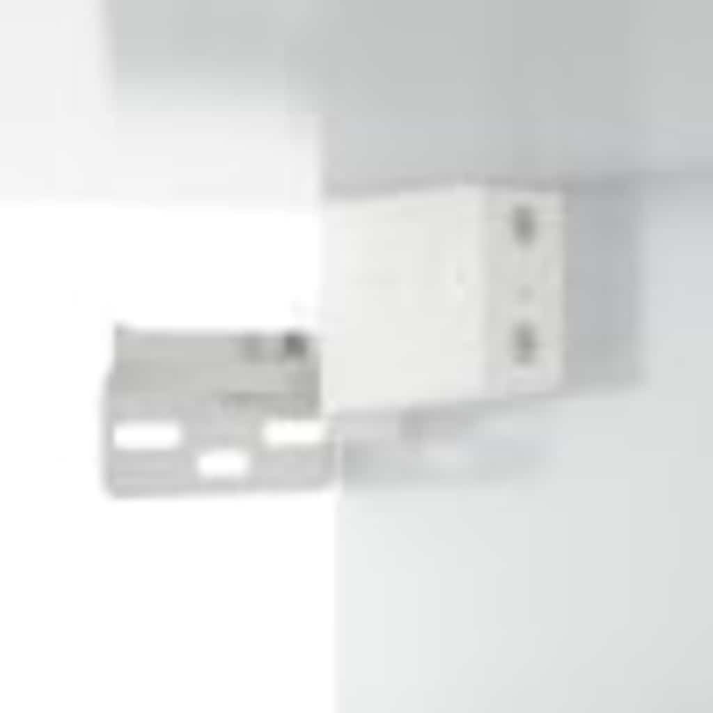 LED Mirror Cabinet in Concrete Grey 76 x 15 x 55 cm