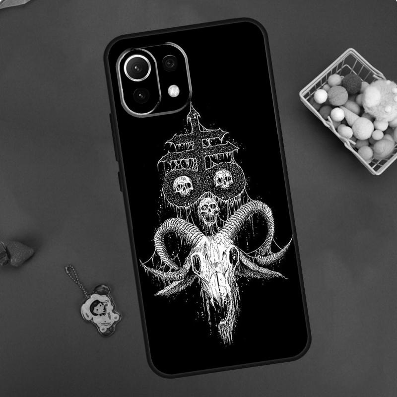 Goat Head Satan Case For Xiaomi 15 Ultra 13 14 11T 12T 13T 14T Pro POCO X7 Pro F5 F6 M6 X3 X5 X6 Pro Coque