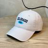 New COLORADO Embroidered original design baseball cap for men and women, Korean version, high-quality soft-top cap that makes the face look smaller