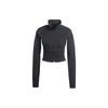 Jackets Women's Black Stand Collar Moderate Other HD8944