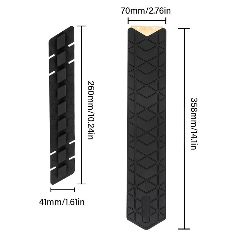 Road Bike Frames Protectors Bicycles Frames Chain Silicones Protective Guard Pad for Bicycles Frames