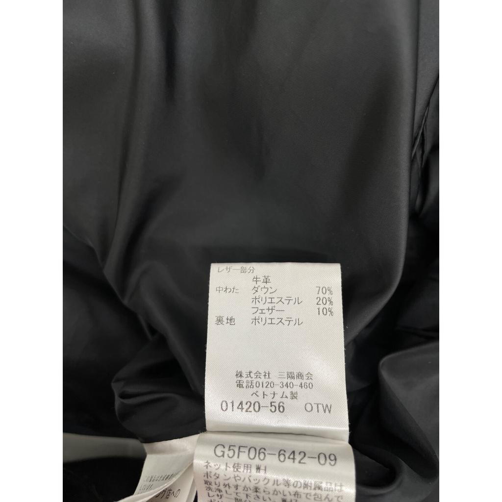 MACKINTOSH LONDON G5F06-642-09 Bridget Dark Navy Shin-Down Coat coat 38 blackUsed