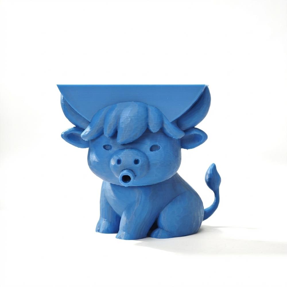 

with Drainage Holes Soap Rack 3D Printed Sponge Drying Holder Cow Shape Sponge Holder Farmhouse синий