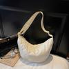 Underarm Bag, Pleated Tote Bag, Large-capacity Single-shoulder Bag, Casual and Lightweight Handbag