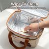 Cute Thermal Lunch Box Bag For Students Portable Large Capacity Insulated Food Container Storage Bag Waterproof Oxford Handbag