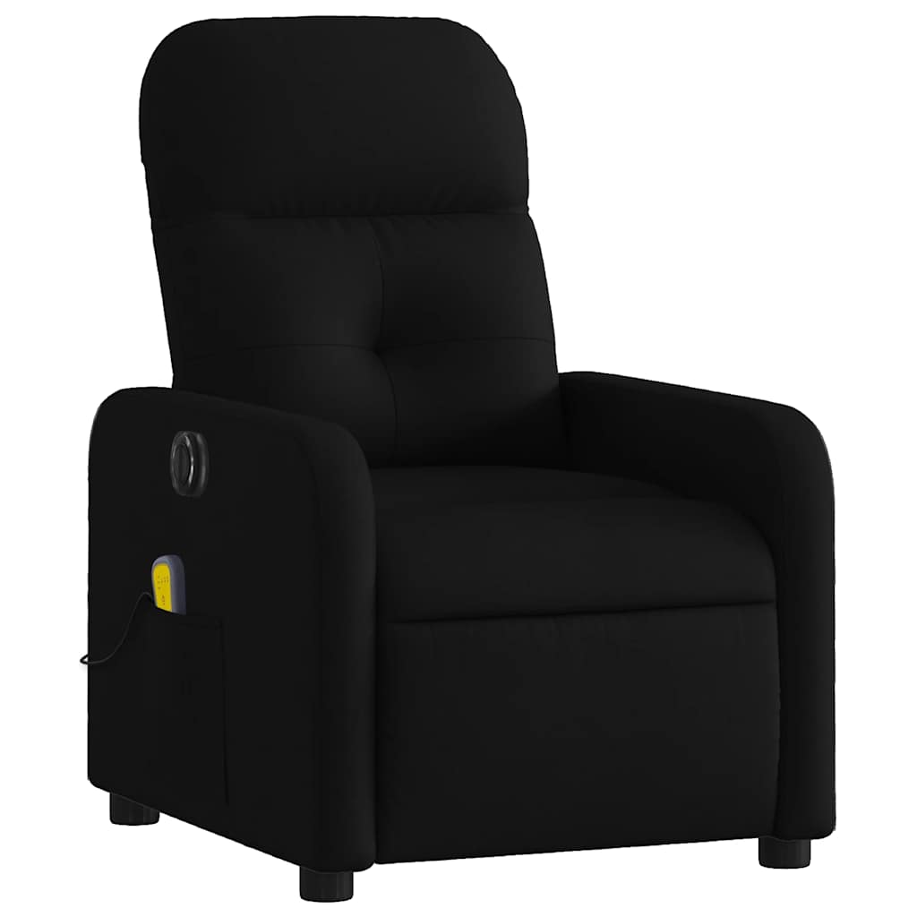 Vidaxl Foldable Massage Armchair, Electric, Black, Fabric