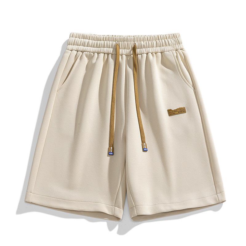 Sommer Dünne Herren Freizeithose Bambus Fünfviertelhose Langbeinige Hose Hohe Taille Hose