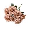 41Cm 7 Forks Silk Screen Rose Artificial Flower Wedding Living Room Decoration Road Guide Bouquet, Artificial Flower