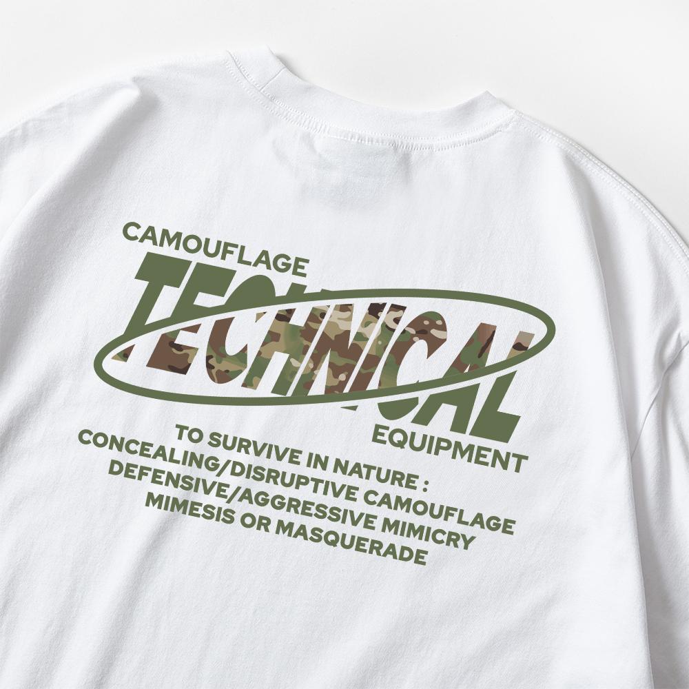 Seupeullaesikodeu Long Sleeve White - Multicam Camo