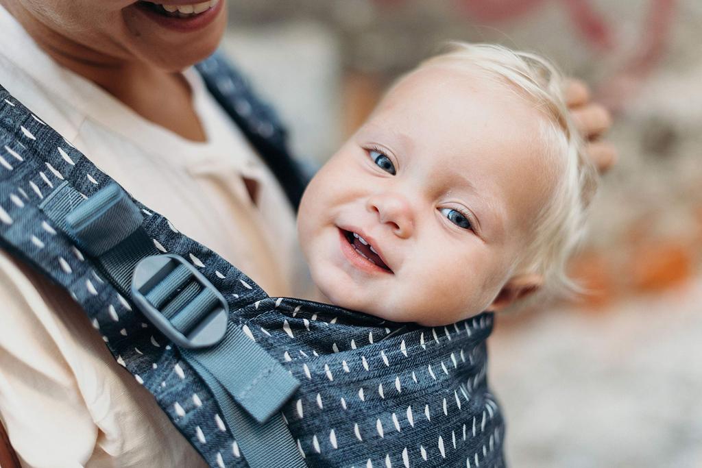 Boba X Baby Carrier Imported from [Officially Japan] (Designer (Denim Rain))