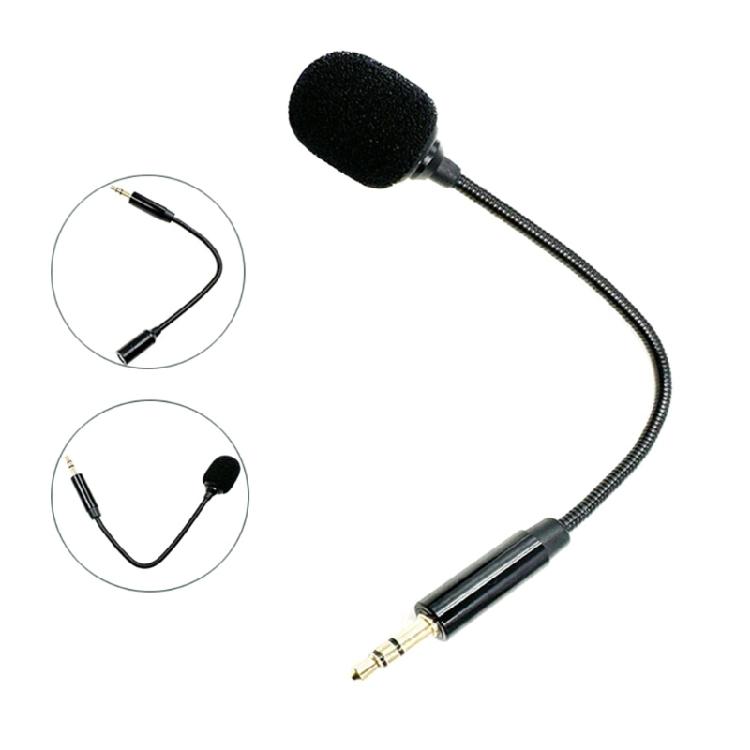 Stereo Boom Microphone With 160mm Adjustable Metal Rod Microphone Small Desktop Microphone