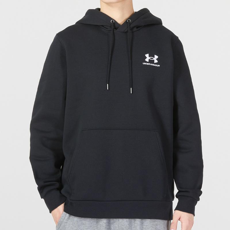 Under Armour Essential Fleece Hoodie 'Black' Men's 1373880-001