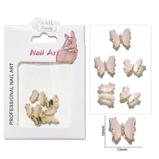 Excellent Nail Art Batterfly Colorful High Brightness