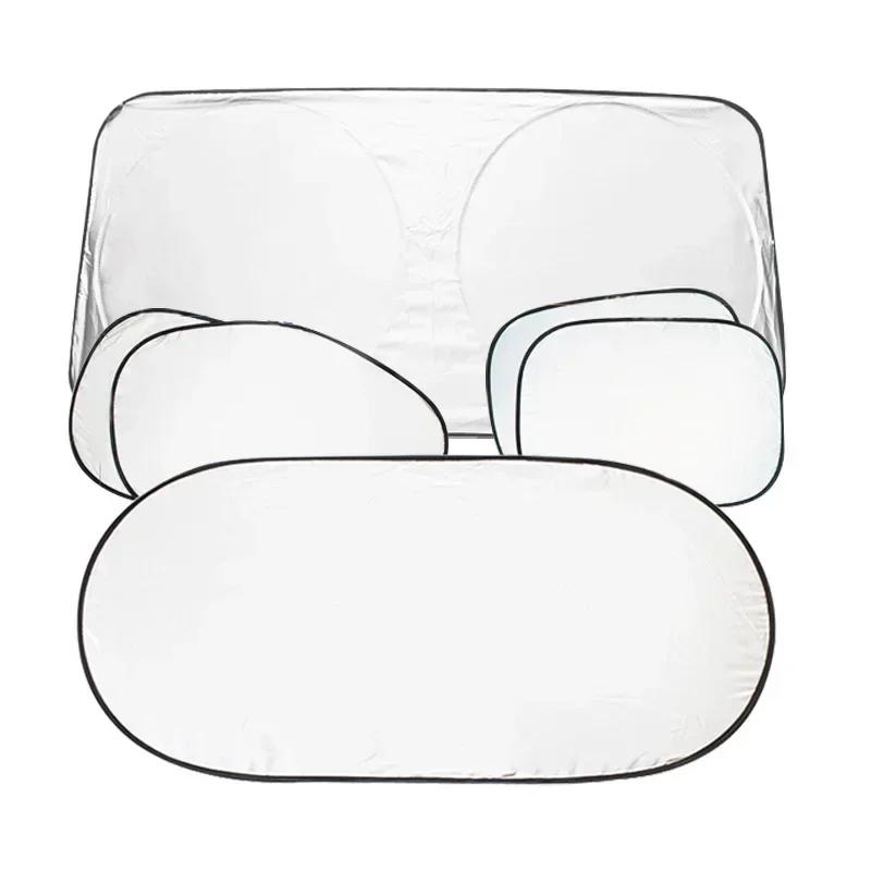 Car Windshield Sunshade 6 Pieces Set Car Window Shade Car Curtain Easy To Use Fits Window Shades Of Various Sizes Auto Awning
