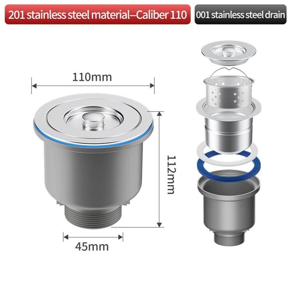

As Shown Kitchen Sink Strainer Drain Strainer Basket Convenient Cleaning Deep Basket Design Easy Lift Mechanism