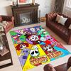 Personalized Crystal Velvet Carpet Custom Name Text,The Amazing Digital Circus Anti Slip Area Rug For Home Decoration