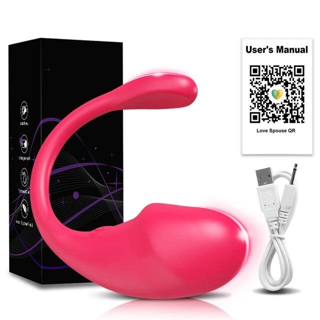 Wireless Bluetooth G Spot Dildo Vibrator for Women APP Remote Control Wear Vibrating Egg Clit Female Panties Sex Toys for Adults