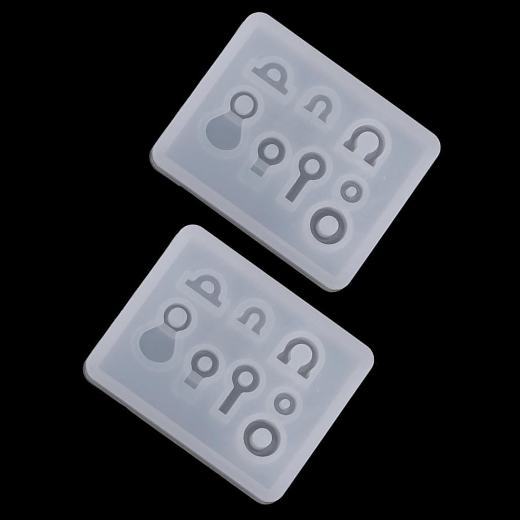 Silicone DIY Earring Making Jewelry Pendant Resin Casting Crafts Moulds