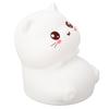Silicone Night Lamp Cute Cat Tap Control   Color Rechargeable Soft Night Light for Bedroom
