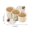Fruit Storage Stackable 360-Degree Rotating Food Container Fruit Storage Plate For Vegetable Nut Family Gathering Picnic Kitchen