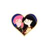 Alloy Elegant Heart Brooch For Friends Decorative Badge For Personalized Fashion Style