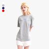 Elleonasi Simplecolor Basic Oversized Short Sleeve T-Shirt