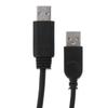 Black USB 2.0 Extension Cable A Double Female to Male Data Hub Power Adapter Y Splitter USB Charging Power Cable