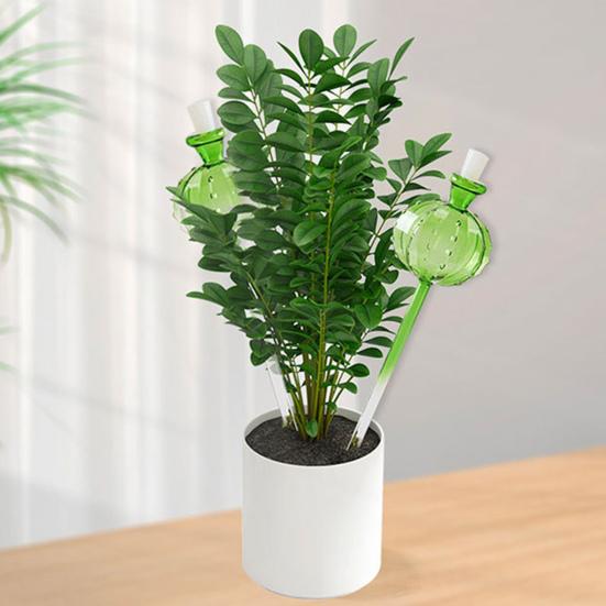 Plant Watering Bulbs Planter Insert Self Watering Globes with Stoppers Cactus Ball Shape Vacation Plant Watering Tools