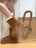 Northeast velvet thickened cotton boots, new warm fur integrated short tube thick-soled snow boots, side zipper