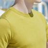 JOW Men's Light Business Mulberry Silk Blend Short Sleeve Polo T-Shirt