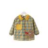 Autumn/Winter Waterproof Coveralls for Babies - Children's Crystal Velvet Stain-Resistant Plaid Bib Shirt & Outerwear