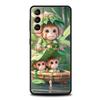 Affe Und Banane Handyhülle Cover für Samsung Galaxy S26 S25 S24 S23 S22 S20 S21 FE Ultra S25 Edge Plus 5G Weiche TPU Hülle Capas