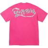 Supreme Tape Tee Fucsia