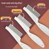 Pet Flea Comb: Fine-Tooth & Steel Needle Dog/Cat De-shedding Tool