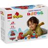 LEGO Duplo Race Track Mac Toy, Birthday Gift, Educational Building Blocks, for Boys and Girls, Ages 1.5, 2, and 4, Vehicle, Miniature Car, 10417