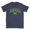 Jamaica Flag Jamaican Pure Cotton T Shirt For Men Summer  Y2K Retro TShirts O Neck Hipster Tees Big Size Loose Tops