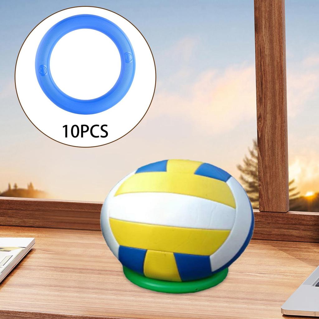 10 Pieces Watermelon Display Stands Anti Rolling Protection Stand Ball Support Rings Fixing Circles