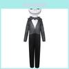 Spaventoso Costume Cosplay di Jack Skellington Per Ragazzi Perfetto Per le Feste di Halloween