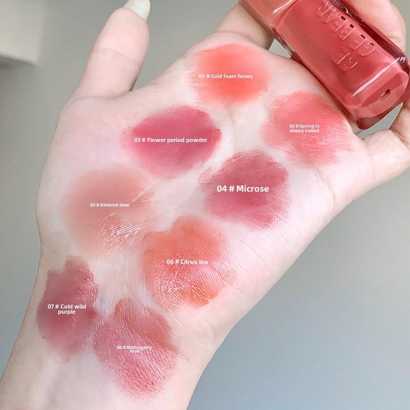 Mirror Glaze Lippenstift, langanhaltender feuchtigkeitsspendender Lipgloss, schimmerndes Finish