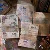 Flourishing Echo: Retro European & American Journal DIY Background Paper