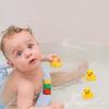 Spielzeug 10 Stück Vorschule Bad Mini Gummi-Enten Quietschen Schwimmen Enten Baby Badewanne Duschspielzeug für Kleinkinder Mädchen Geburtstag Kinder Jungen Geschenk