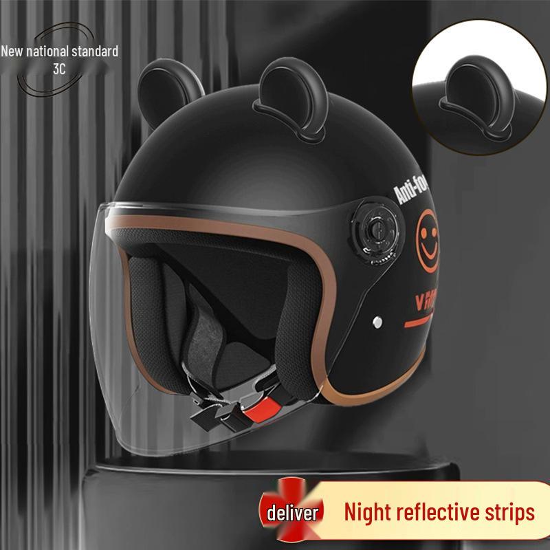 Women's Unisex Winter Warm Half Helmet for Electric Scooter/Motorcycle with Free Shipping
